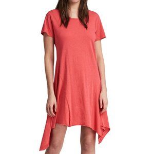 ALL SAINTS Handkerchief Hem T-Shirt Dress - Small